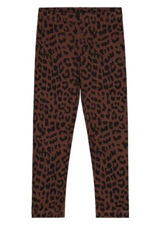 Daily Brat Leopard Pants Hickory Brown