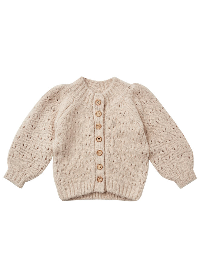 Rylee And Cru Tulip Cardigan Natural