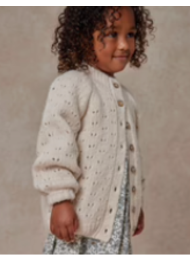 Rylee And Cru Tulip Cardigan Natural