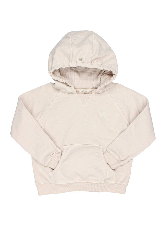 Búho Fleece Hoodie Sand