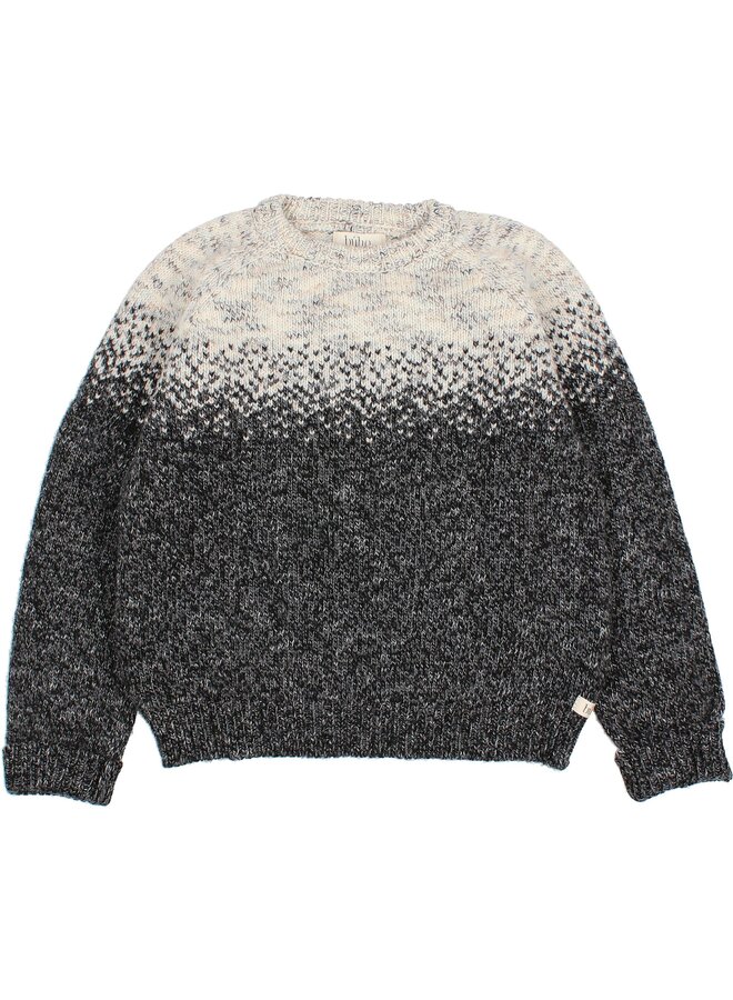 Búho Jacquard Jumper Grey/Natural