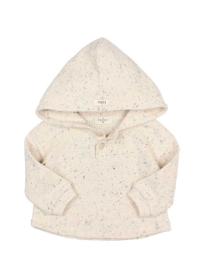 Búho BB Soft Jersey Hoodie Natural