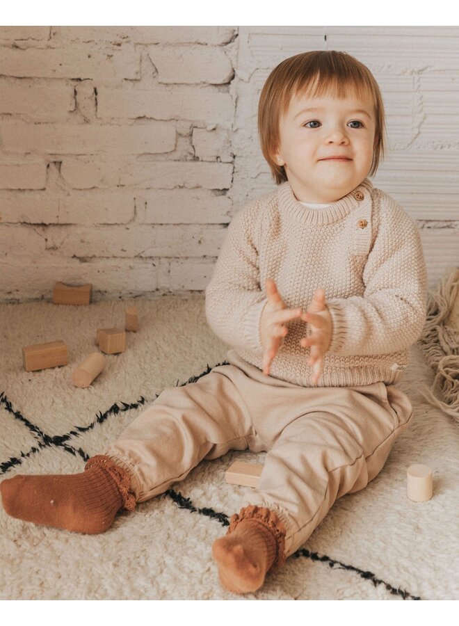 Búho BB Rice Knit Jumper Cream