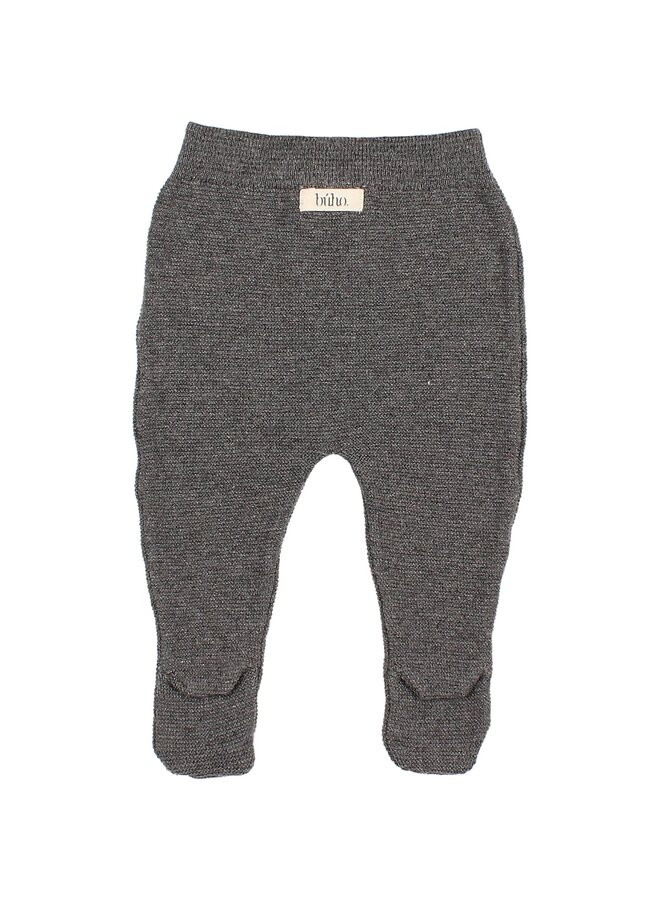 Búho NB Footed Leggings Dark Grey