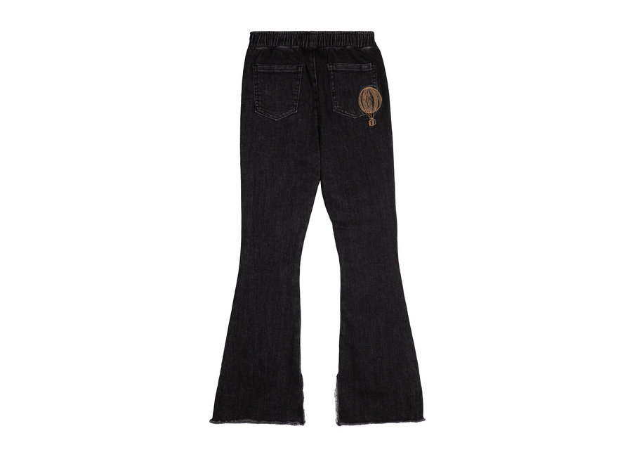 Charlie Petite Flaired Jeans Black