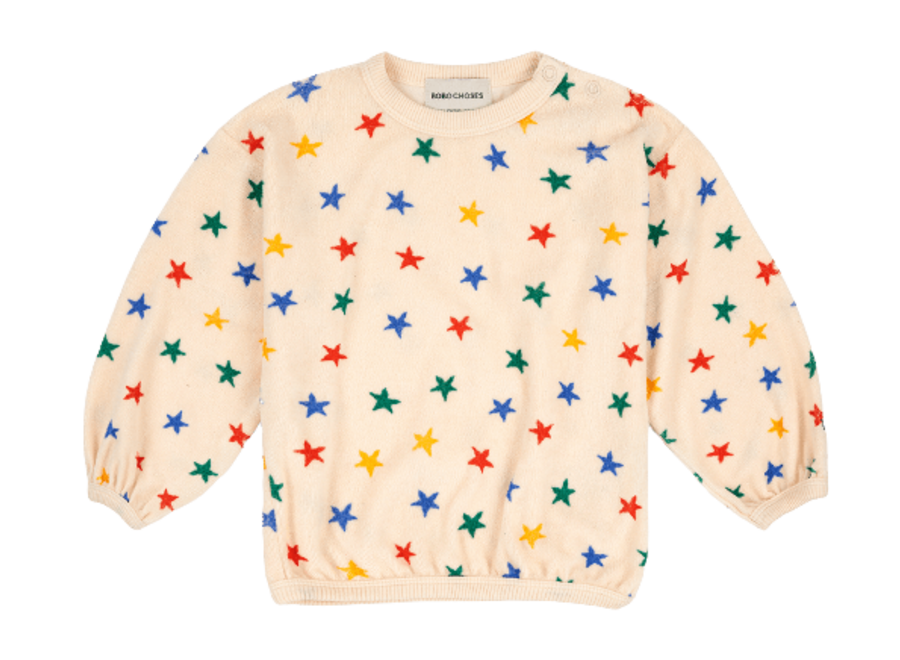 Bobo Choses Terry Sweatshirt Multicolor Stars AO