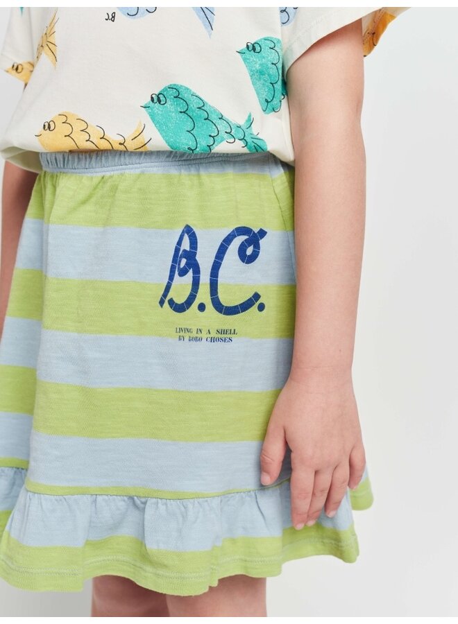 Bobo Choses Skirt Yellow Stripes