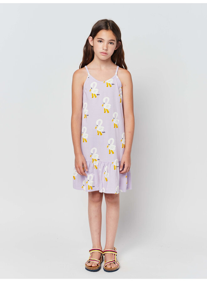 Bobo Choses Strap Dress Pelican AO