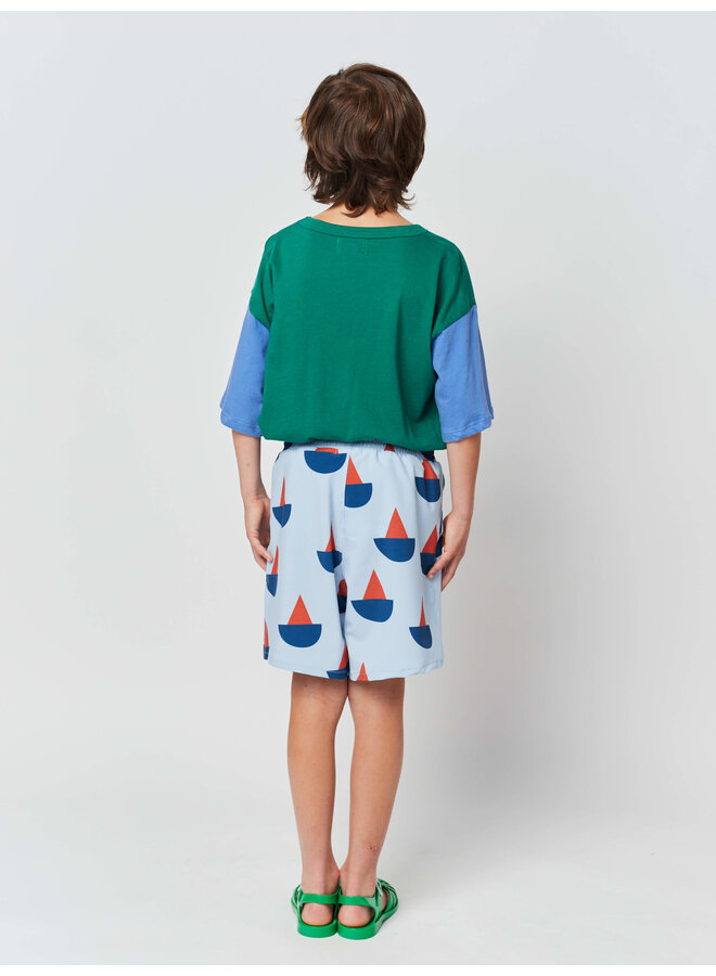 Bobo Choses Swim Bermuda Shorts Sail Boat AO