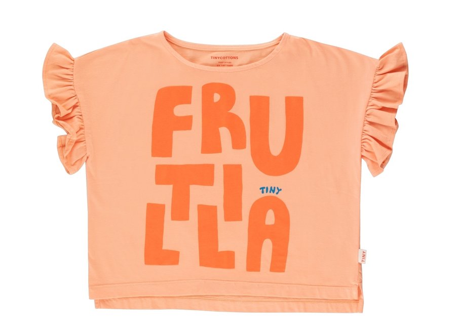 Tee Frutilla Frills Papaya/Summer Red