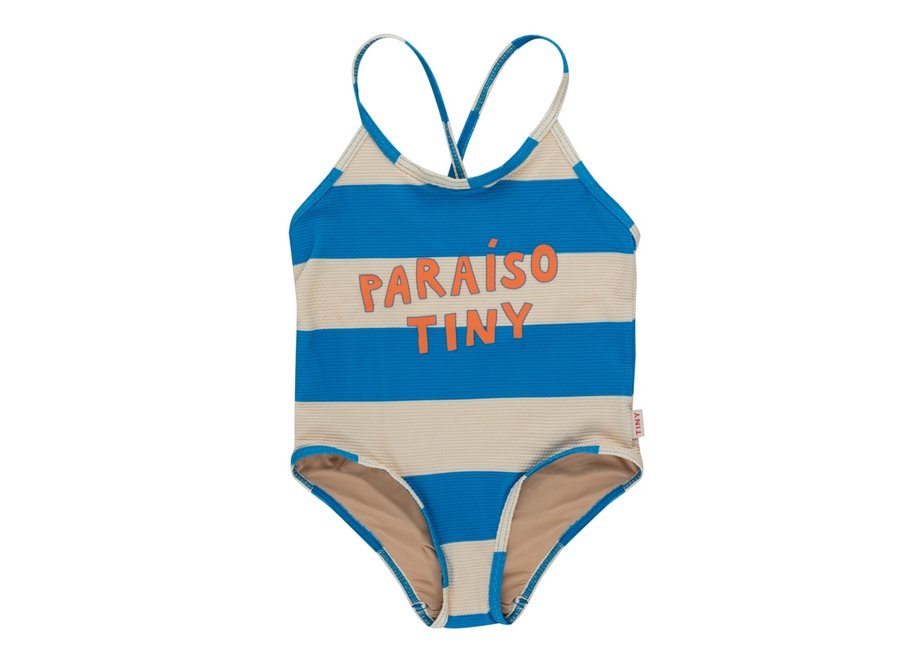 Swimsuit Paraiso Light Cream/Lapis Blue