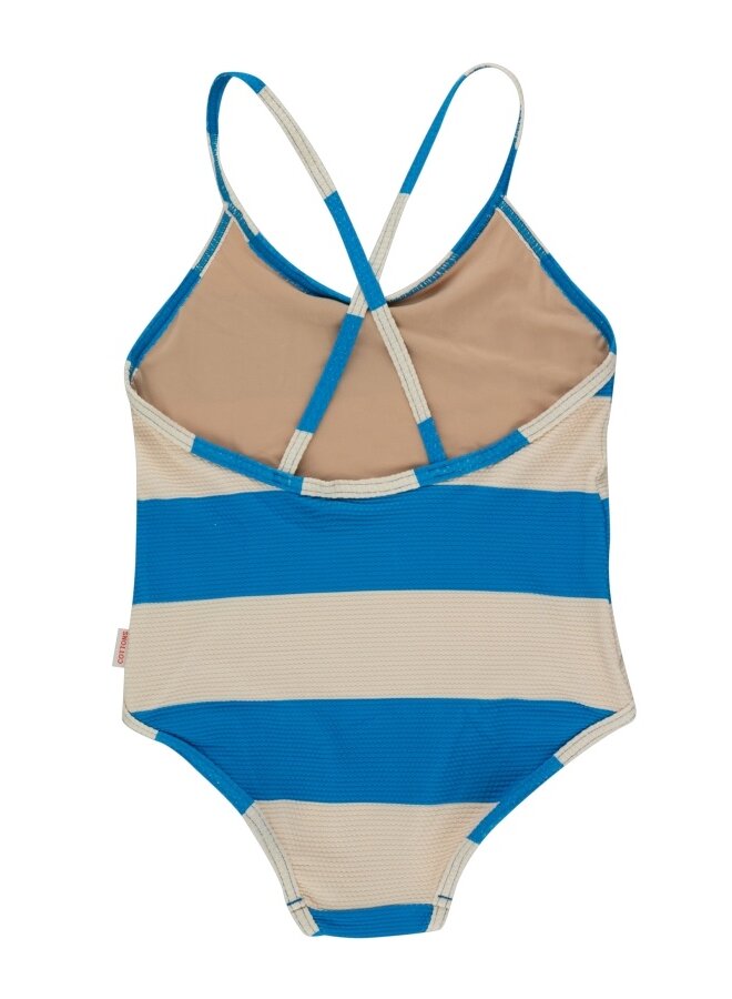 Tiny Cottons Swimsuit Paraiso Light Cream/Lapis Blue