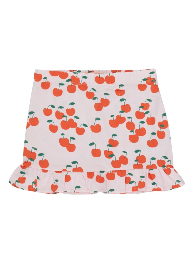 Tiny Cottons Skirt Cherries Light Pink/Summer Red