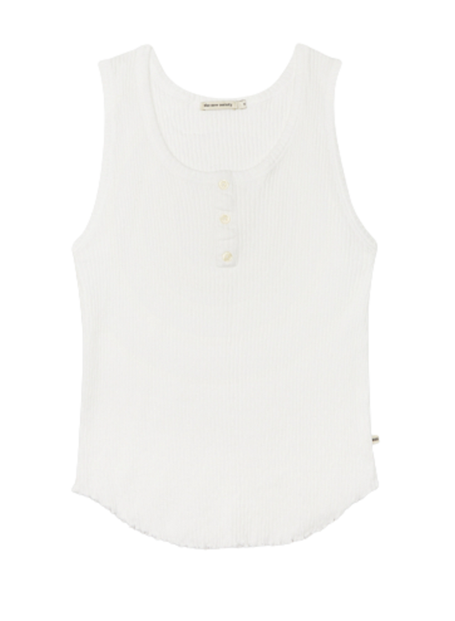 The New Society Rosanna Tank Off White