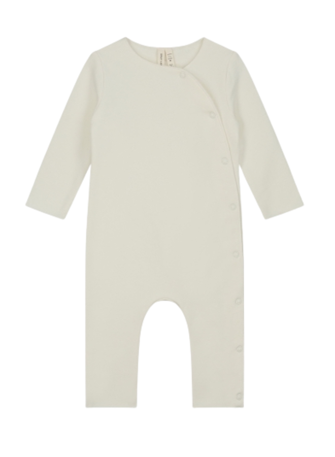 Gray Label Baby Suit with Snaps Cream