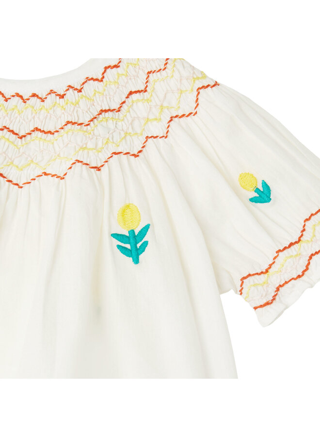 Stella McCartney Top & Bloomer Ivory Embroidery