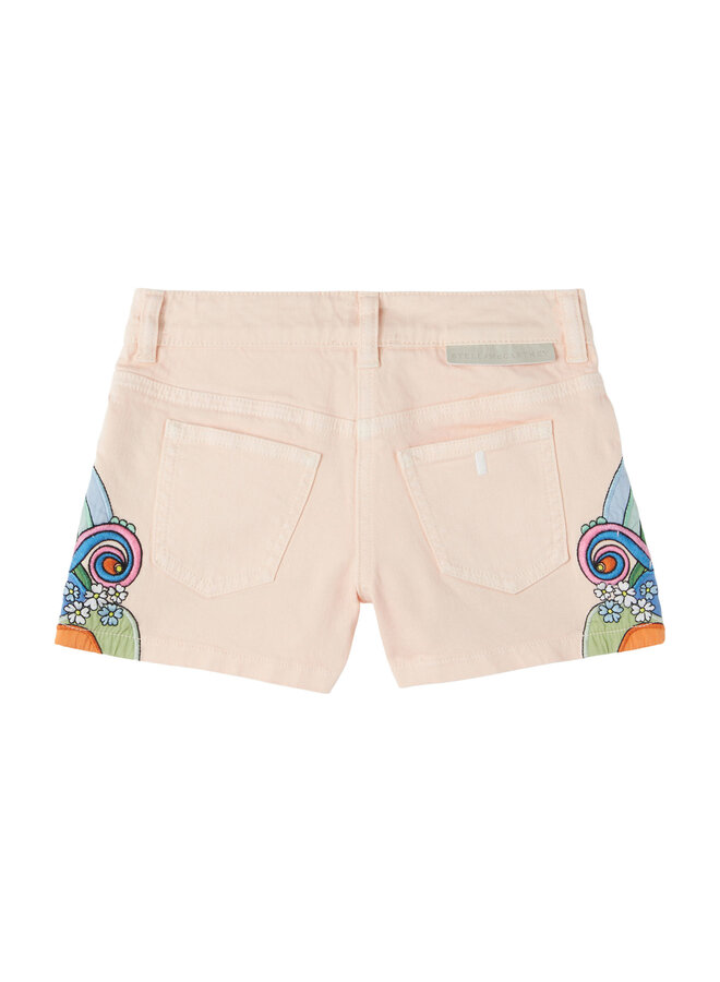 Stella McCartney Shorts Pink Denim