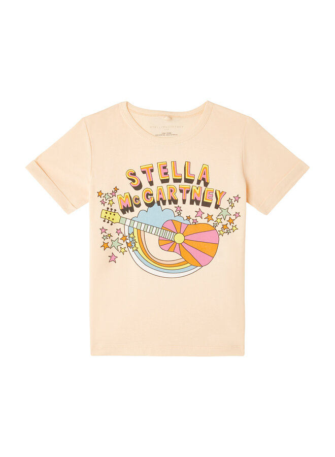 Stella McCartney T-Shirt Pink Guitar