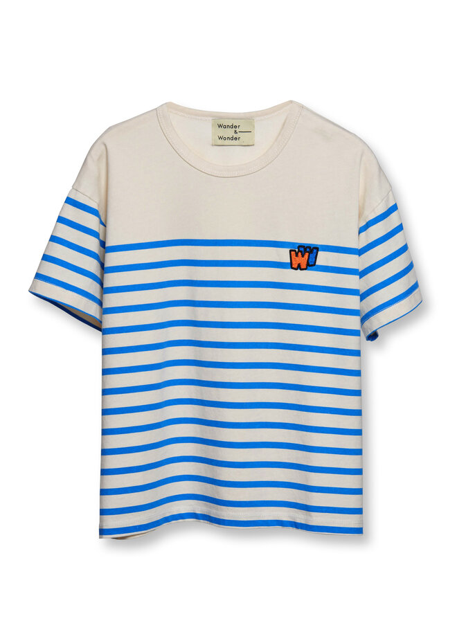 Wander & Wonder Striped T-Shirt Blue Stripe