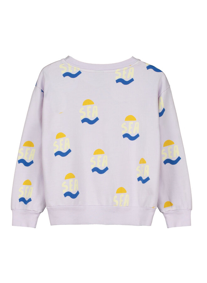 Bonmot Sweatshirt Allover Sea Mallow