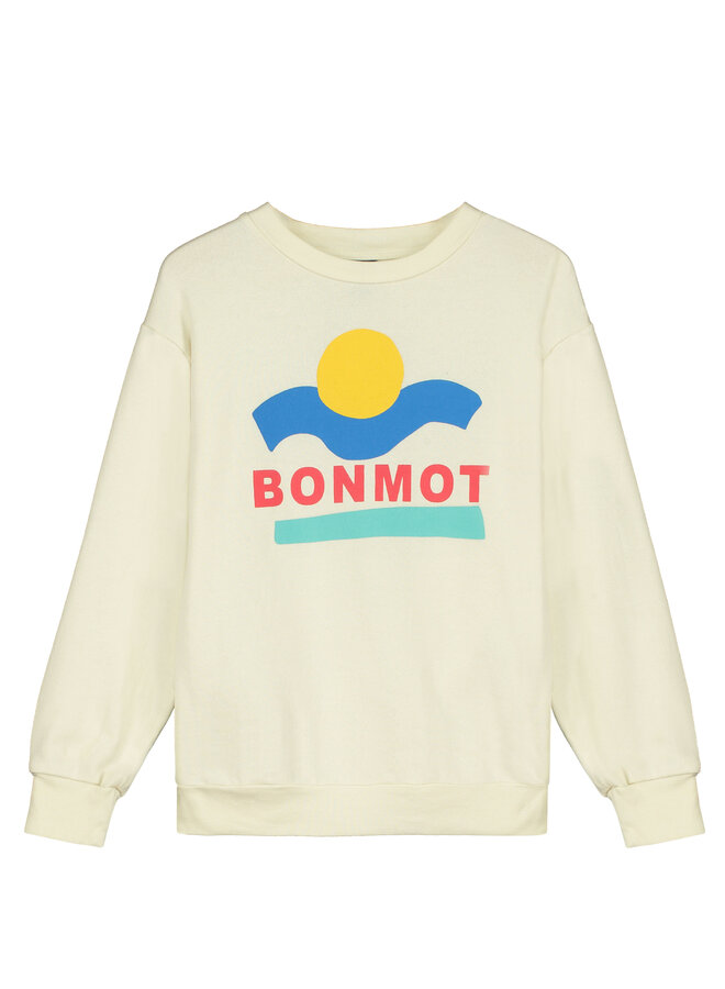 Bonmot Sweatshirt Sunset Ivory