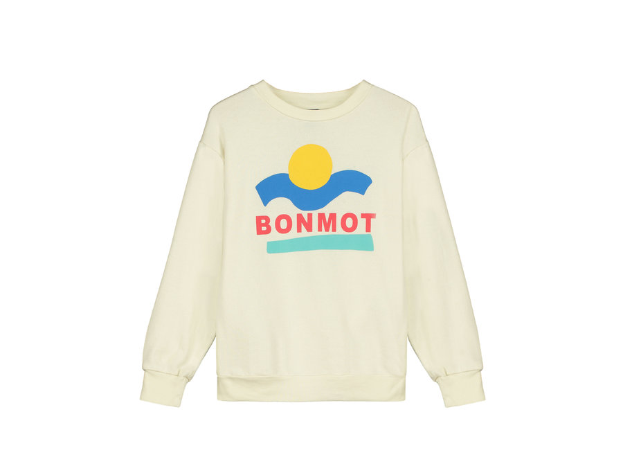 Sweatshirt Bonmot Sunset Ivory