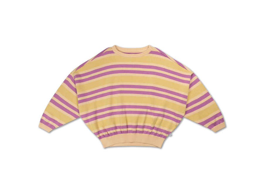 Knit Slouchy Sweater Stripe