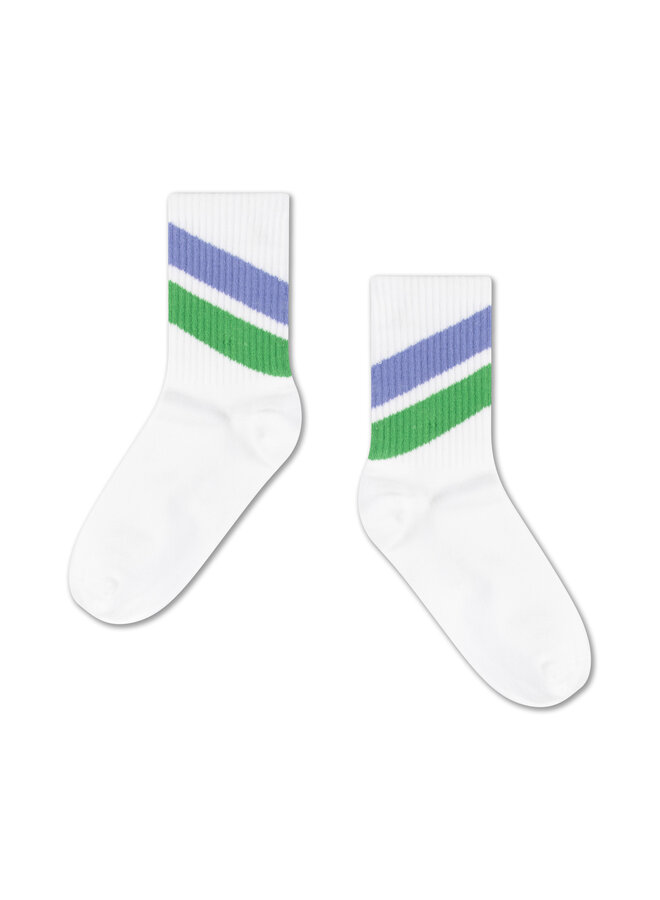 Repose Sporty Socks White Logo