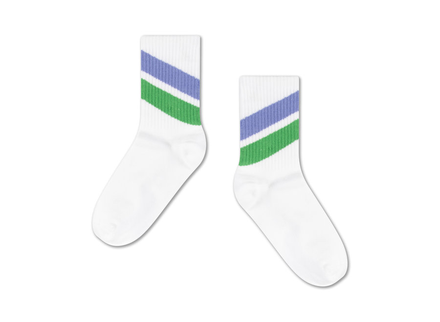 Repose Sporty Socks White Logo