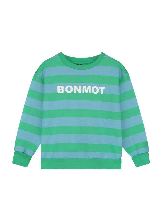 Bonmot Sweatshirt Stripe Greenlake