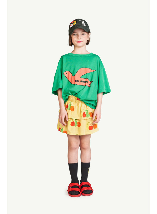 The Animals Observatory Rooster Oversized T-Shirt Bird Green