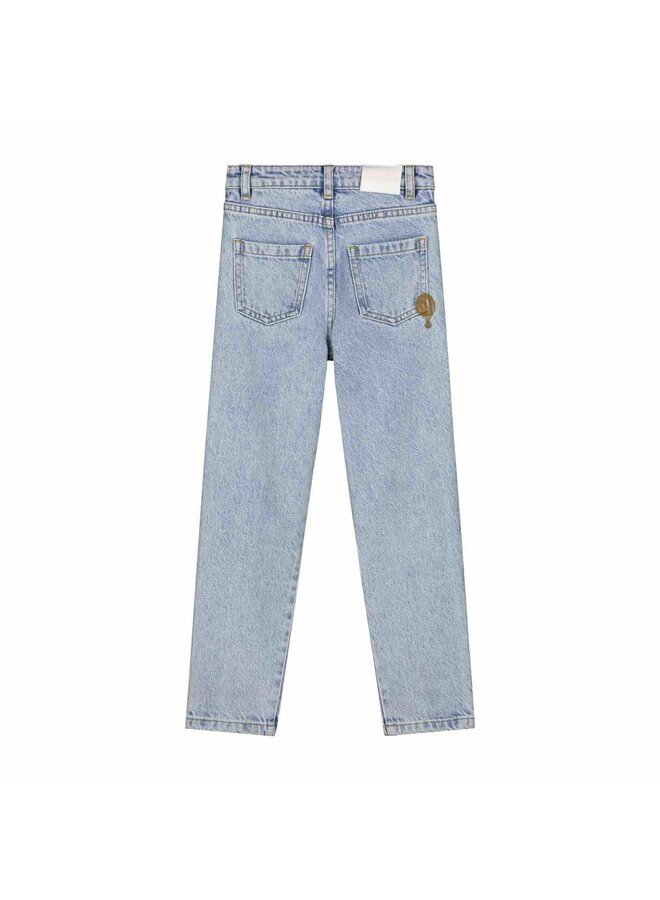 Charlie Petite Guilia Unisex Denim Jeans Snow Blue