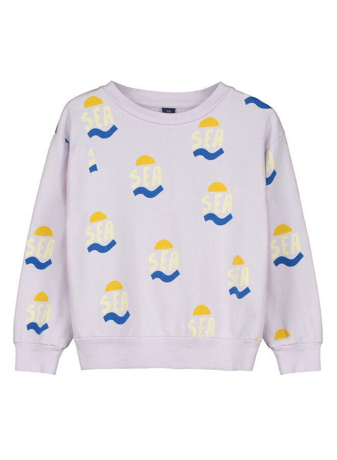 Bonmot Sweatshirt Allover Sea Mallow