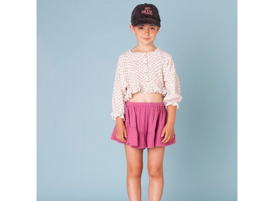Tocoto Vintage Shorts Embroidered Pink