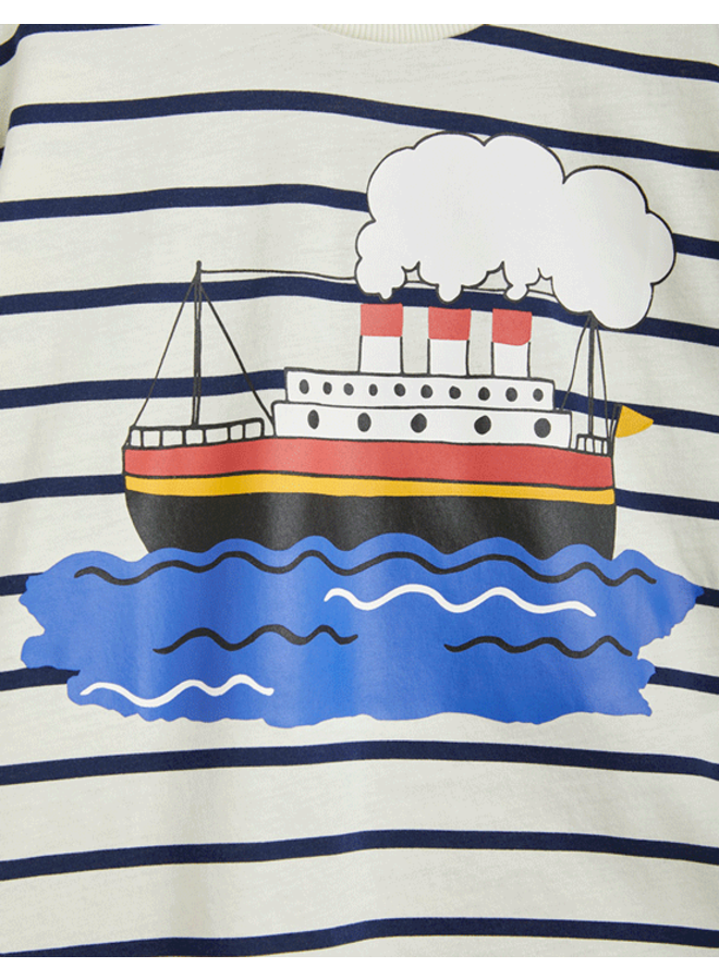 Mini Rodini Tee Ferry Stripe