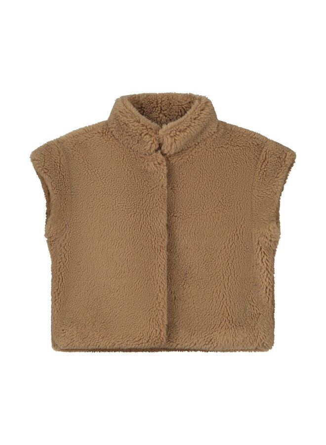 Charlie Petite Gilet Heather Brown