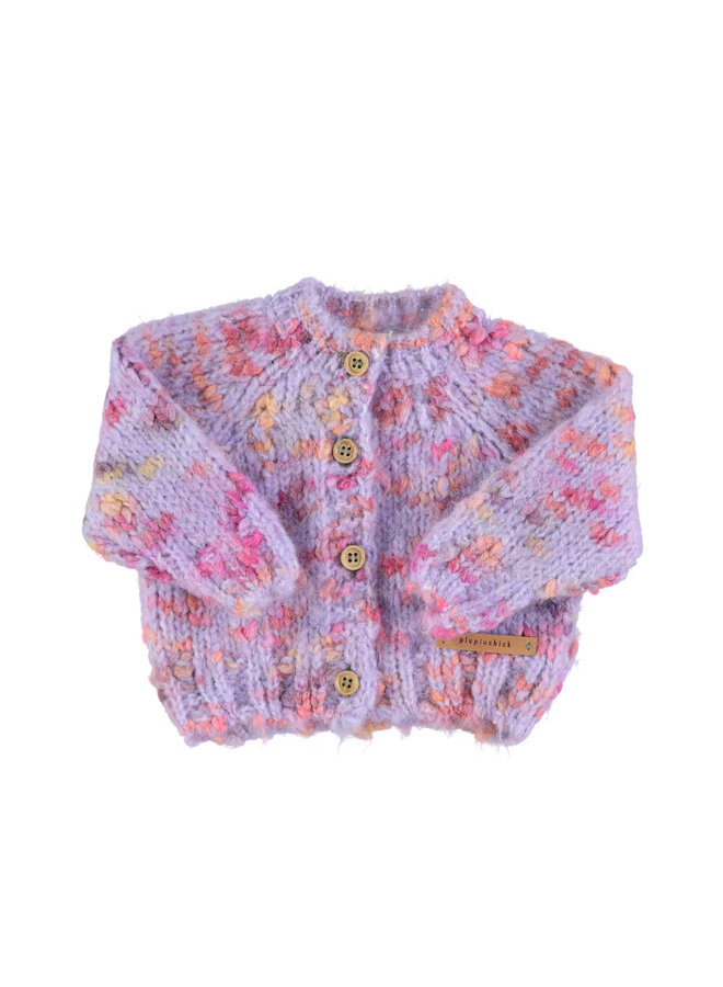 Piupiuchick Knitted Cardigan Lilac