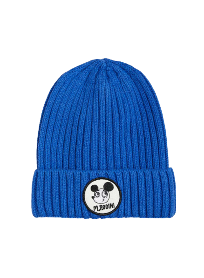 Knitted Beanie Blue