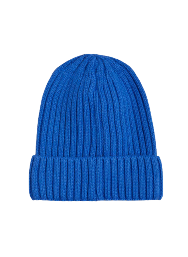 Mini Rodini Knitted Beanie Blue