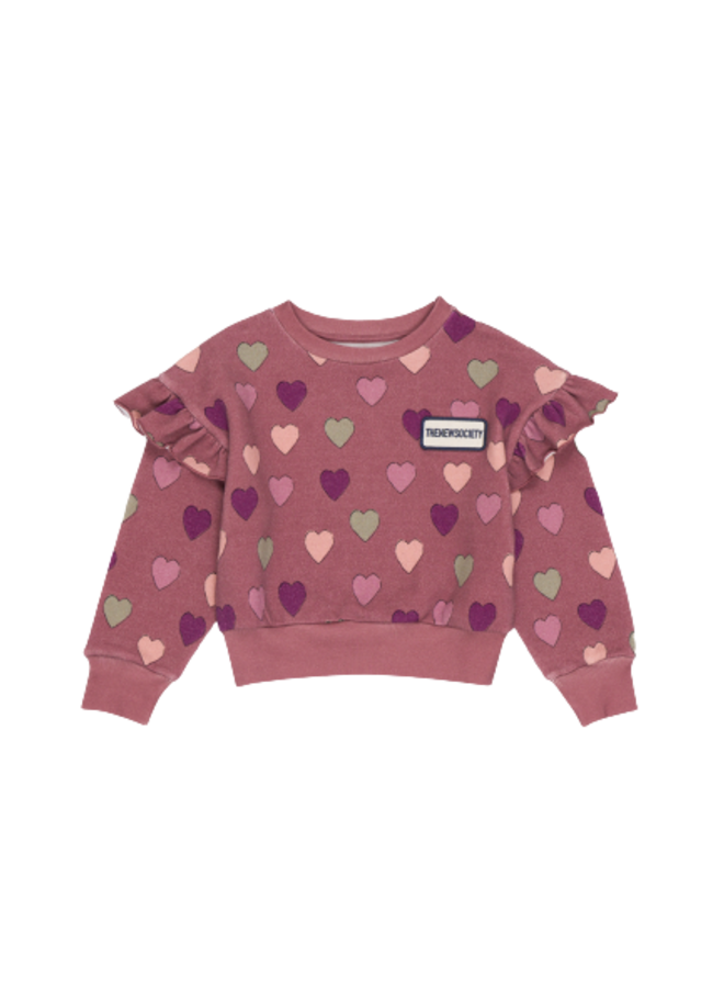 The New Society Christy Sweater Hearts