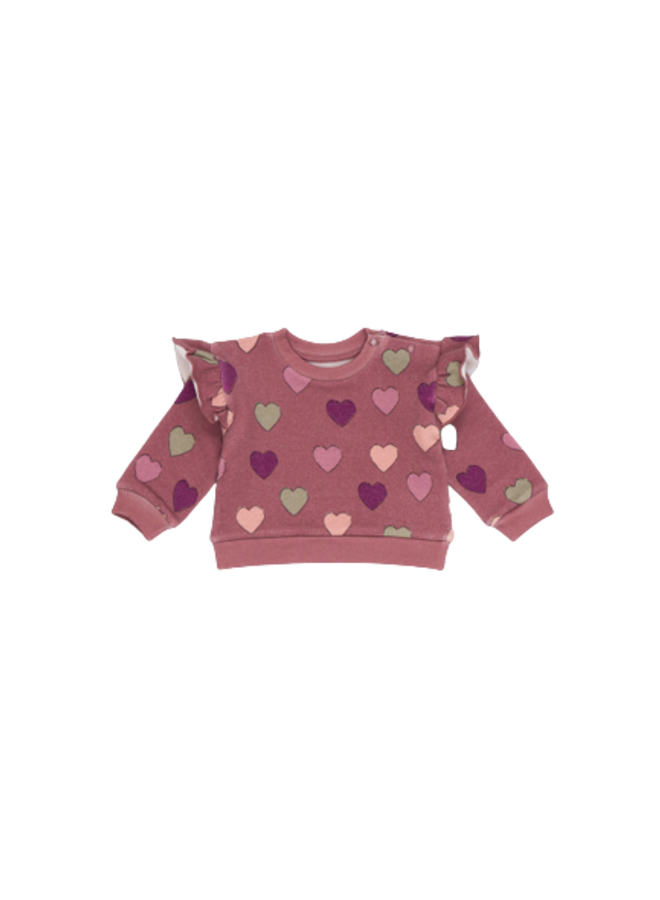 The New Society Christy Baby Sweater Hearts