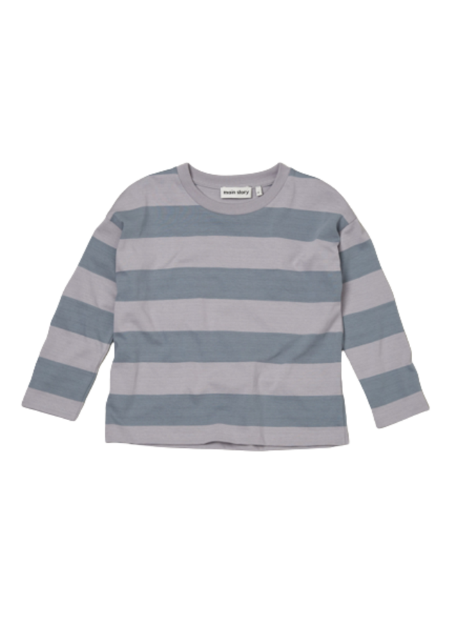 Long Sleeve Tee Dapple Grey & Tradewind Jersey