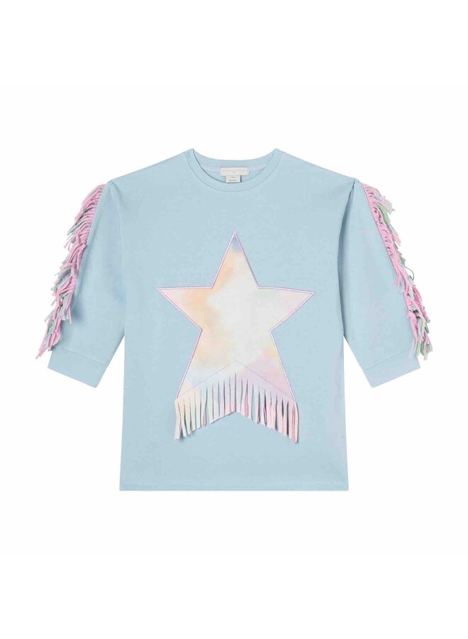 Dress Star Fringe Light Blue