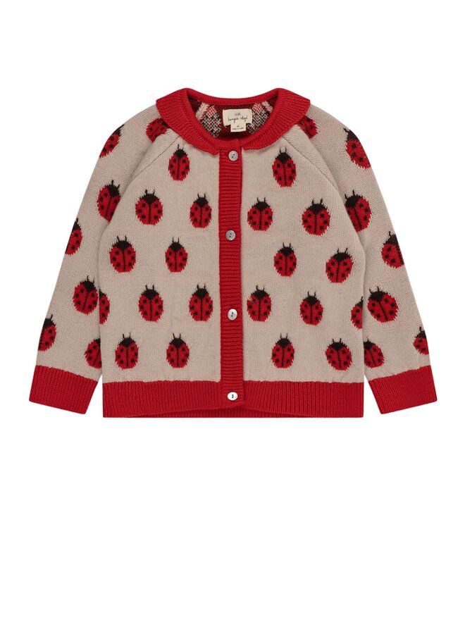 Konges Sløjd Belou Knit Cardigan Ladybug