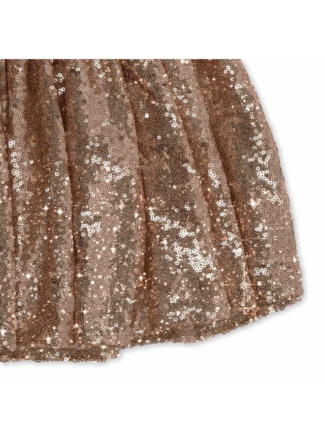 Konges Sløjd Starla Sequin Skirt Gold Blush