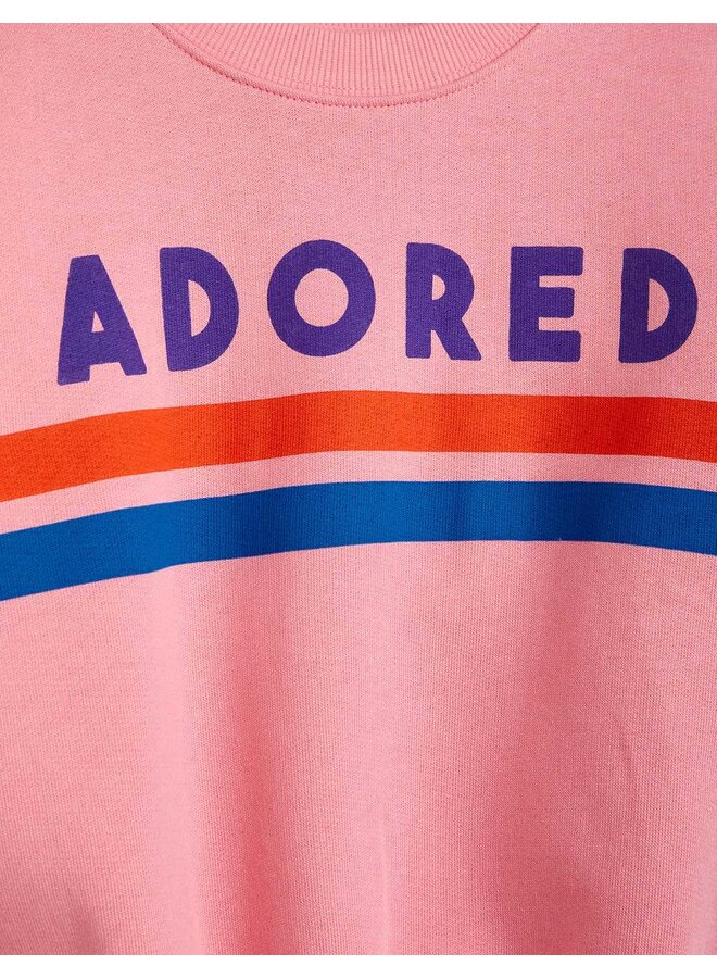 Mini Rodini Sweatshirt Adored SP Pink