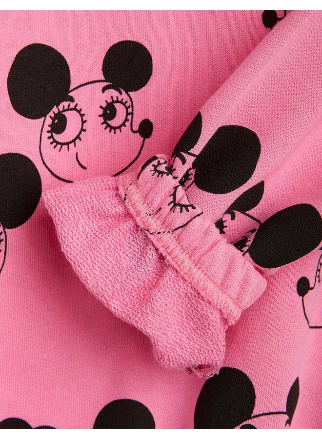 Mini Rodini Sweatshirt Ritzrats AOP Pink