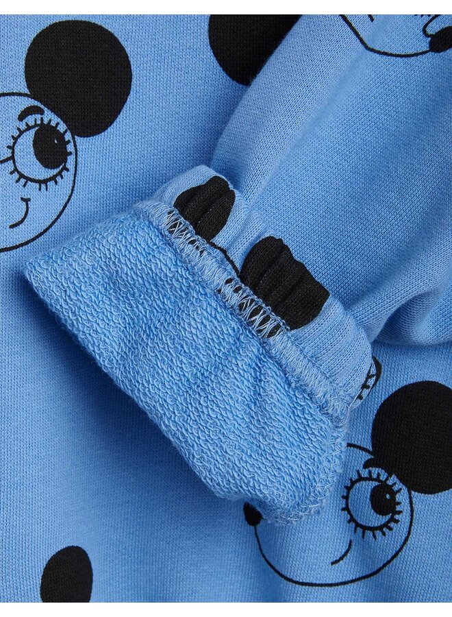 Mini Rodini Sweatshirt Ritzrats AOP Blue