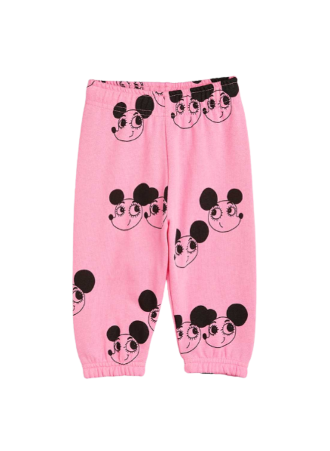 Mini Rodini Sweatpants Ritzrats AOP Pink