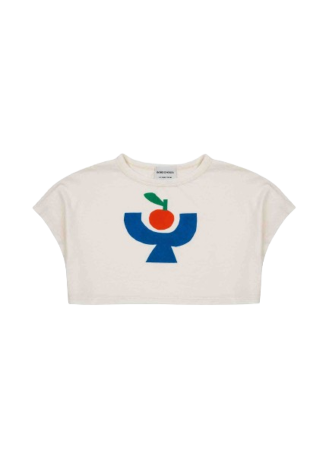 Bobo Choses T-Shirt Cropped Tomato Plate